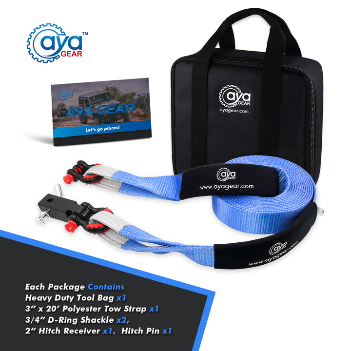 Off-Road recovery kit package