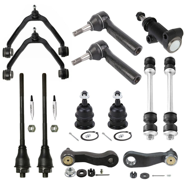 13pcs For GMC Yukon Sierra Silverado 1500 Front Tie Rod Ends Pitman Idler Arm