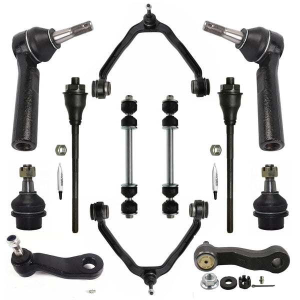 12pcs Complete Front Steering Kit for 2001-2005 2006 GMC Yukon XL 1500