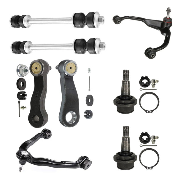 8pc Front Upper Control Arm Lower Ball Joint for Chevy Silverado GMC Sierra 1500