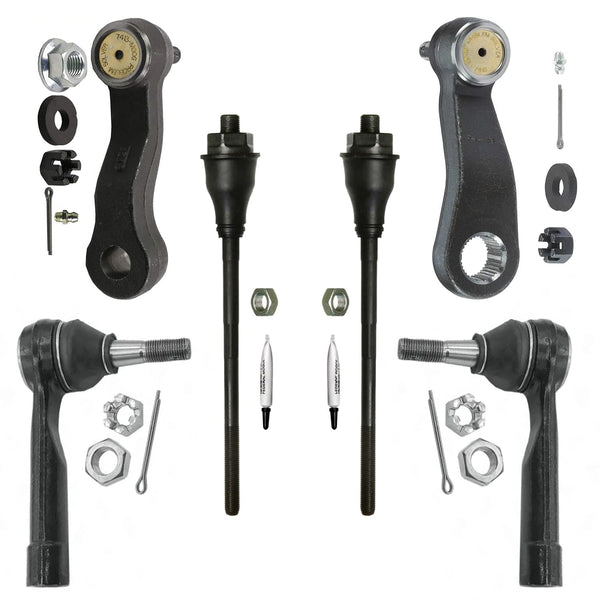 6x Inner Outer Tie Rod  Idler Arm Pitman Arm for Chevy Silverado GMC Sierra 1500