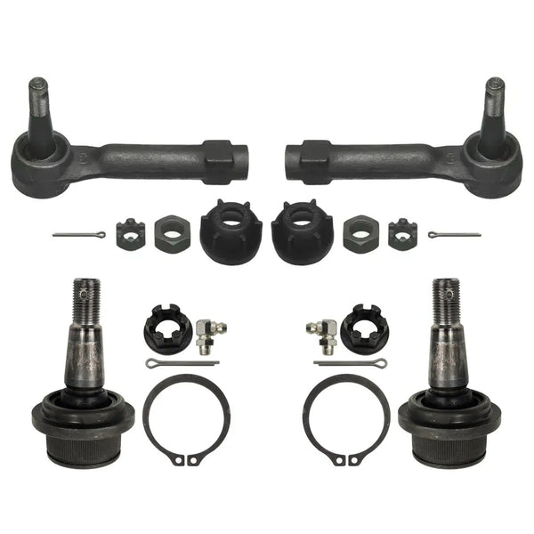 4pcs Front Tie Rod End & Ball Joint For 2000-2006 GMC Yukon Chevy Tahoe