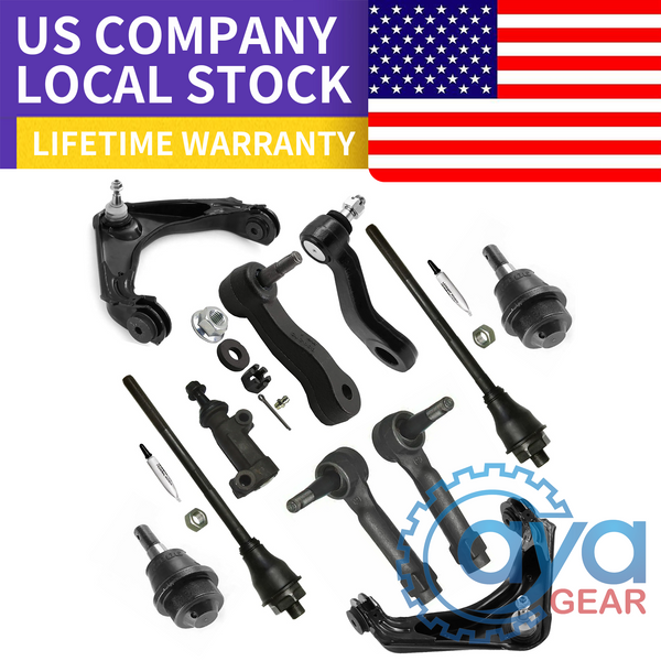 11pcs Suspension Kit 4WD Control Arm Ball Joint For 1999-2000 Chevrolet Silverado