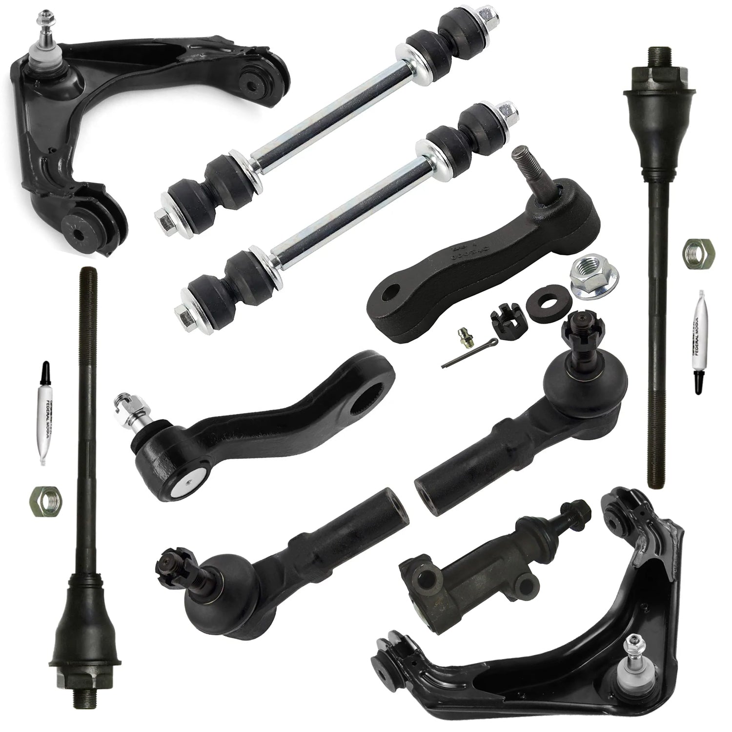 Front Upper Control Arm Sway Bar Tierod for Chevy GMC Silverado Sierra ...