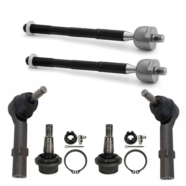 Ball Joints and Tie Rod End Steering Kit For Cadillac Escalade ESV Chevy Tahoe