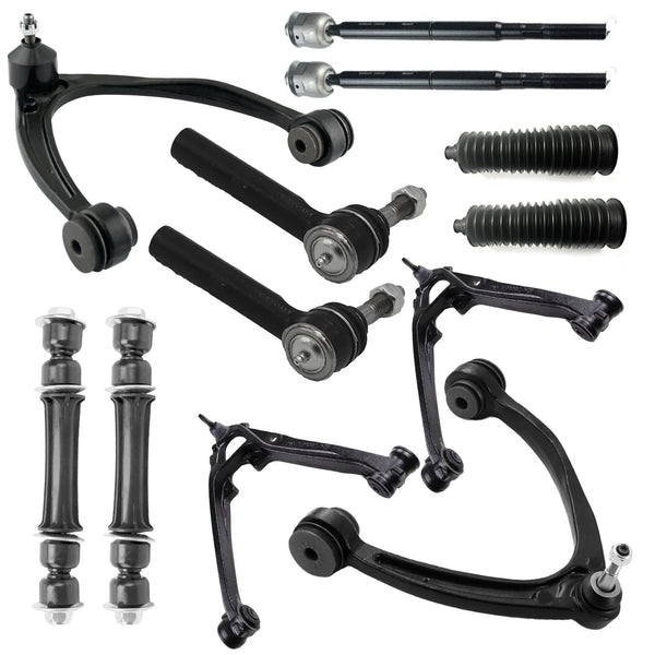 Front Upper Lower Control Arm Suspension Kit for Chevy Silverado GMC Sierra 1500