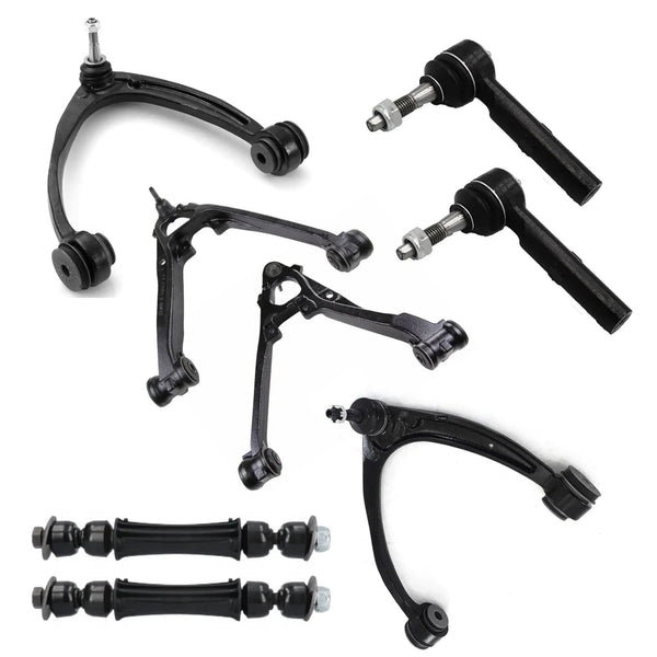 Front Upper and Lower Control Arms Kit for Chevy Silverado GMC Sierra 1500 Tahoe