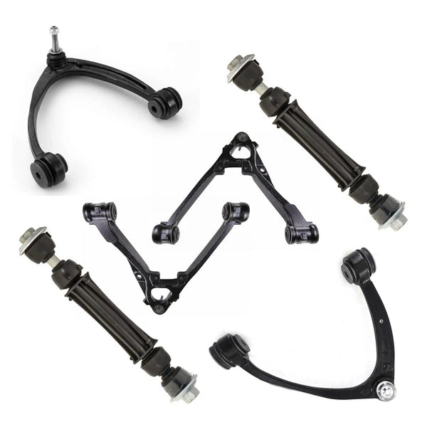 Front Upper Lower Control Arm Sway Bar for Chevy Silverado GMC Sierra 1500 Tahoe