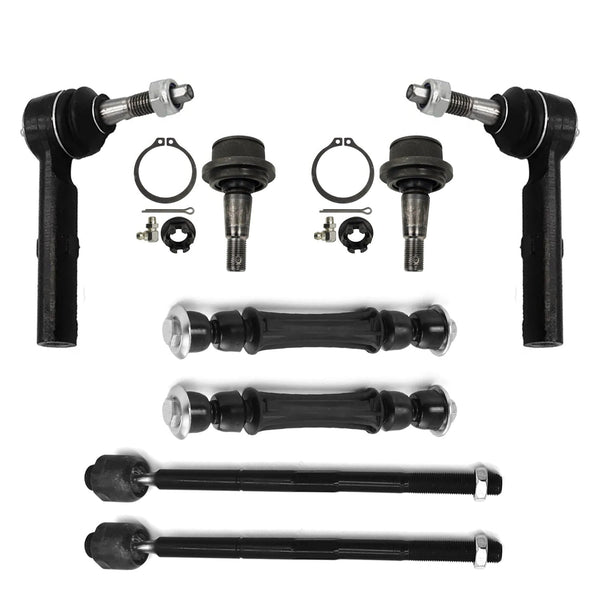 Front Lower Ball Joint Tierod Sway Bars for Chevy Silverado 1500 Tahoe GMC Yukon