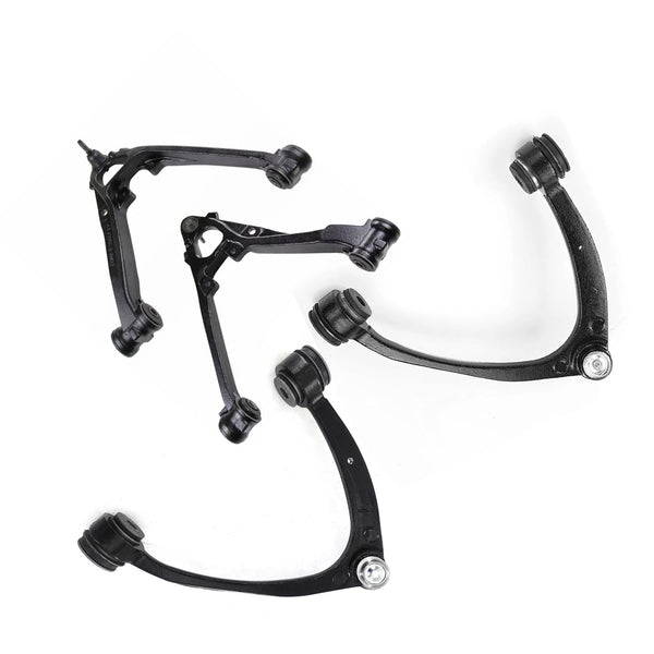 4pcs For 2007-2013 Chevy Silverado GMC Sierra Front Upper Lower Control Arm