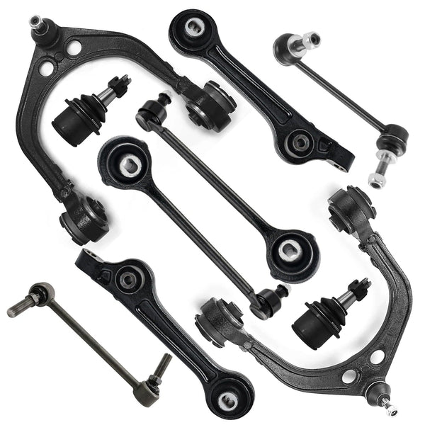 10pcs 2WD Front Upper & Lower Control Arm Ball Joint for Charger 300 Challenger