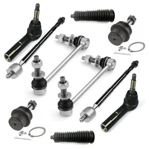 10x Front Tie Rod End Sway Bar Ball Joint For 11-18 Dodge Challenger Charger RWD