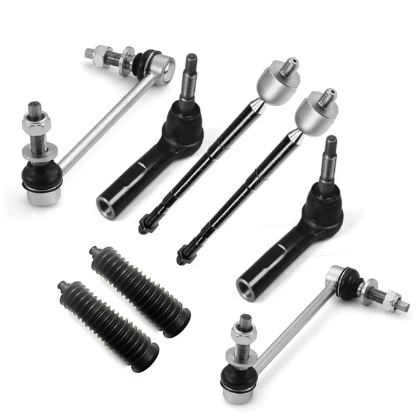 8pcs Steering Inner Outer Tie Rod End Sway Bar Link Dodge Charger RWD 2011-2014