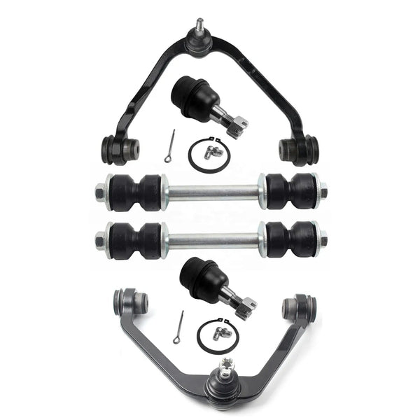 6pcs Upper Control Arm Ball Joint Sway Bars for Ford F-150 Expedition 2WD RWD