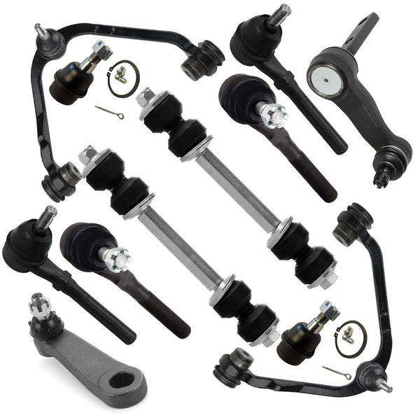 12pc Front Upper Control Arm Lower Ball Joint Kits For Ford F150 F250 Expedition