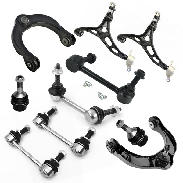 10pcs Front Upper Lower Control Arms Sway Bars Dodge Durango Jeep Grand Cherokee