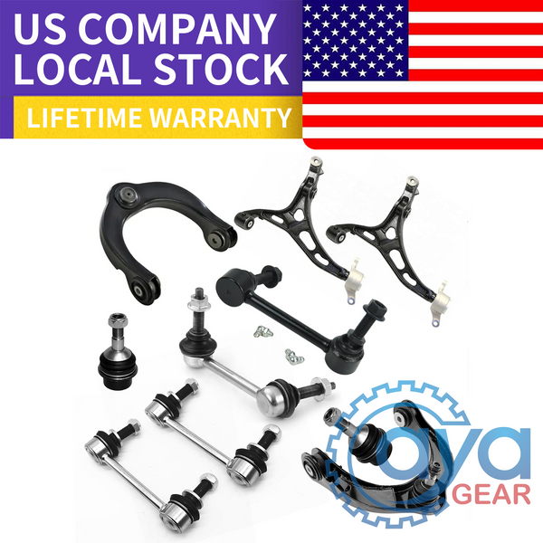 10pcs Front Upper Lower Control Arms Sway Bars Dodge Durango Jeep Grand Cherokee