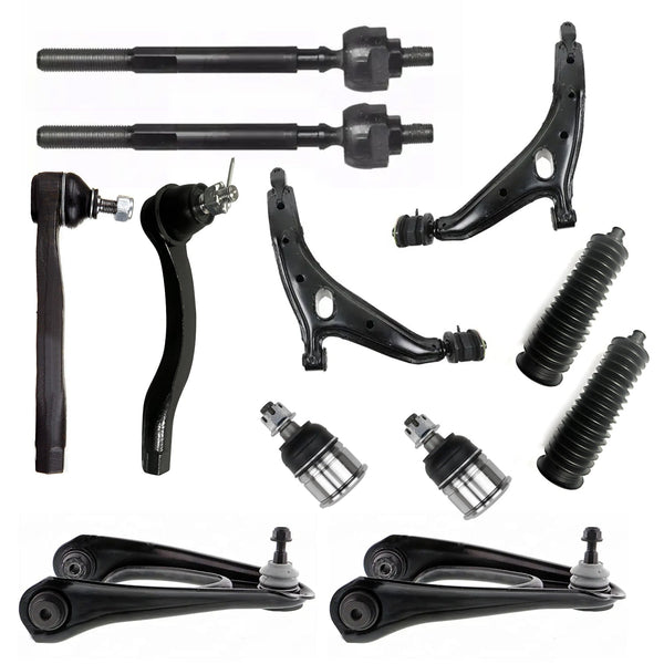12x Front Lower & Upper Control Arm Kit  for 1997 1998 1999 2000 2001 Honda CR-V