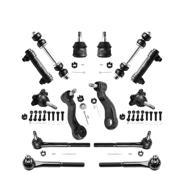 14pc Front Ball Joint Sway Bar Tie Rod Kit for Chevy GMC C1500 C2500 Tahoe Yukon