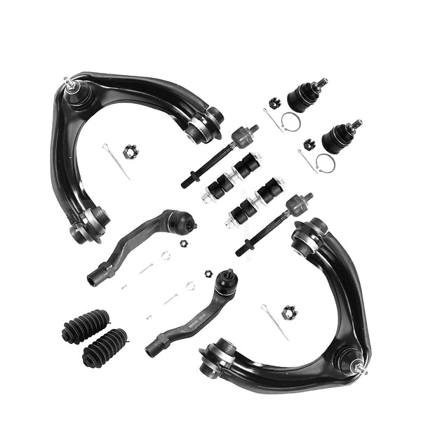 Front Upper Control Arms Tie Rods Sway Bar Ball Joint for 1996-2000 Honda Civic
