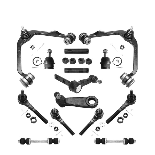 4WD Front Upper Control Arms Tie Rods Sway Bar for Ford F-150 F-250 Expedition