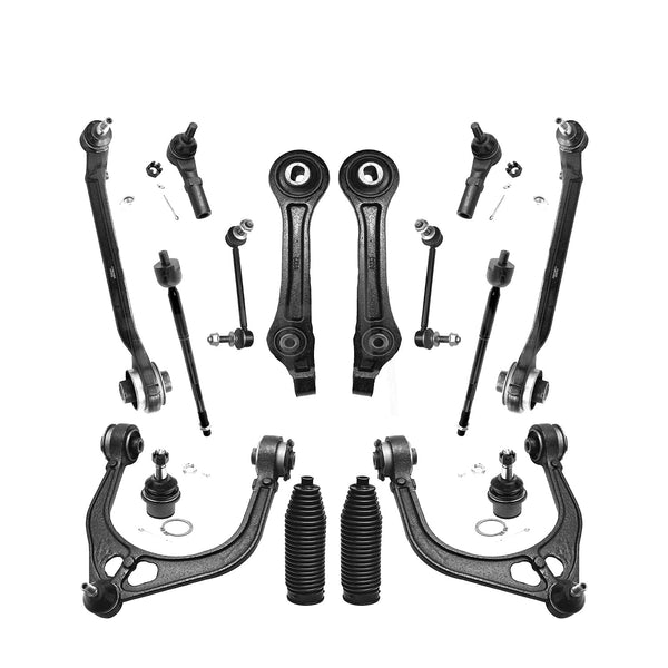 16pc Front Control Arms Tie Rods for 2011-2014 Dodge Charger Challenger 300 RWD
