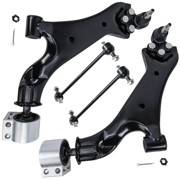 Front Lower Control Arms w/Ball Joints + Sway Bars for 2010-2017 Equinox Terrain