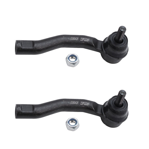 Pair Front Outer Tie Rods for 2003 2004 2005 2006 2007 2008 Toyota Corolla 1.8L