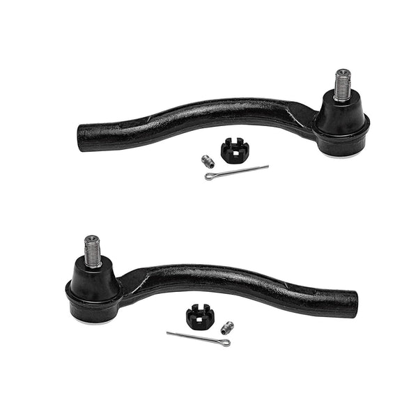 Pair (2) Front Outer Tie Rod Ends for 2006 2007 2008 2009 2010 2011 Honda Civic