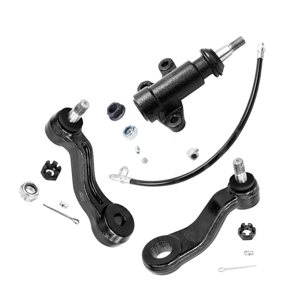 New 3pc Suspension Kit: Idler Bracket Assembly + Idler Arm + Pitman Arm for GM