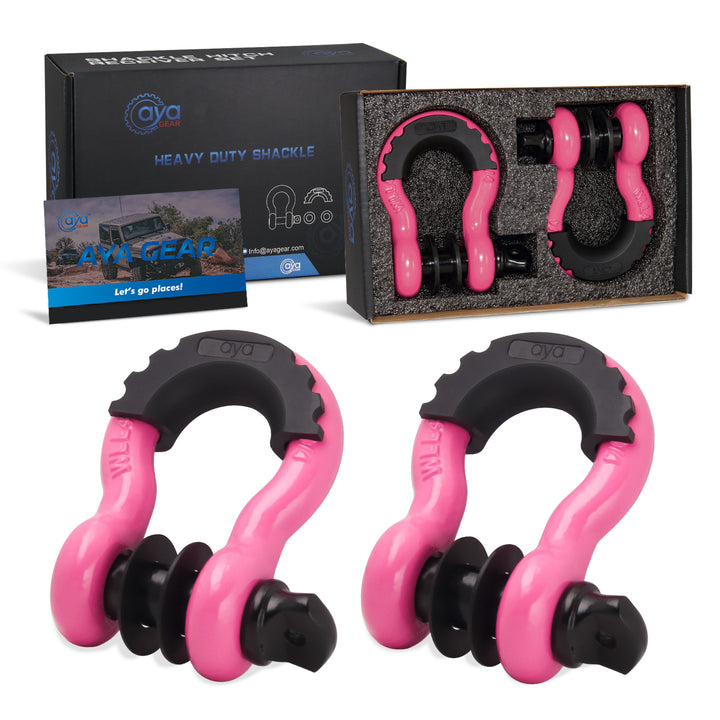 D Ring Shackle Pink