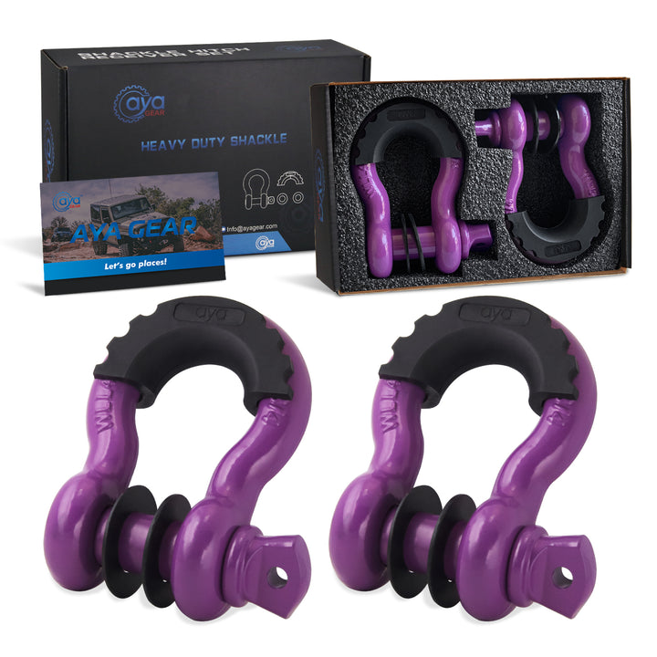 D Ring Shackle Purple