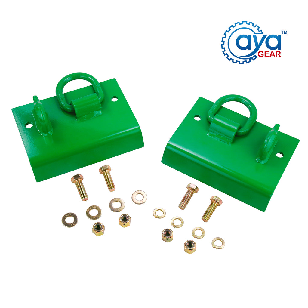 AyA Gear Tractor Bucket Hooks Bolt On Grab Hooks and D Ring
